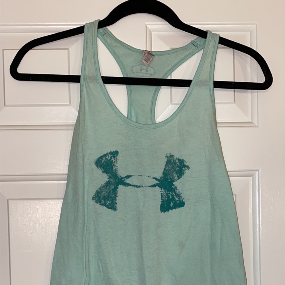 Under Armor Blue Logo Tank (M)